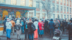 Забастовка родителей учеников школы Тубельского состоялась